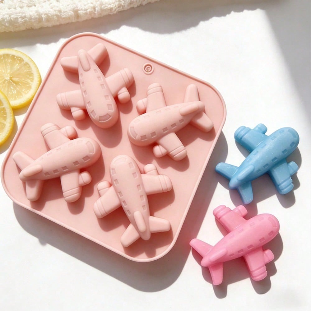 4 Cavity Airplane Silicone Mol - огляд і ціна Candle Making Supplies Kit