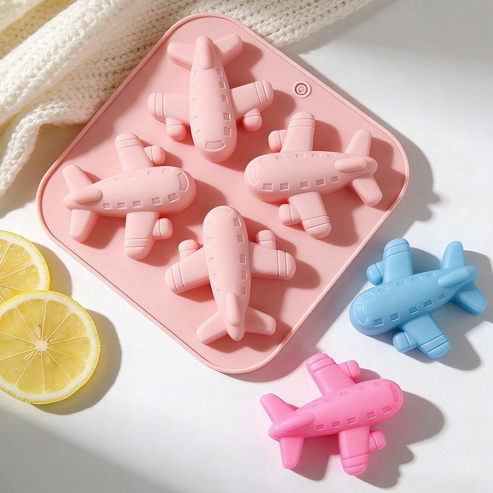 4 Cavity Airplane Silicone Mol - огляд і ціна Candle Making Supplies Kit