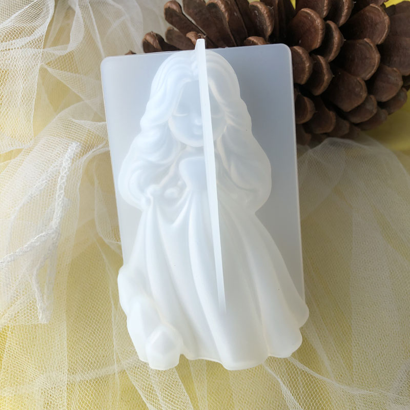 3D Cute Princess Silicone Cand - огляд і ціна Candle Making Supplies Online