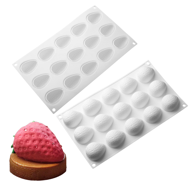 3D Strawberry Design Fruit Mou - огляд і ціна Candle Supplies Eu