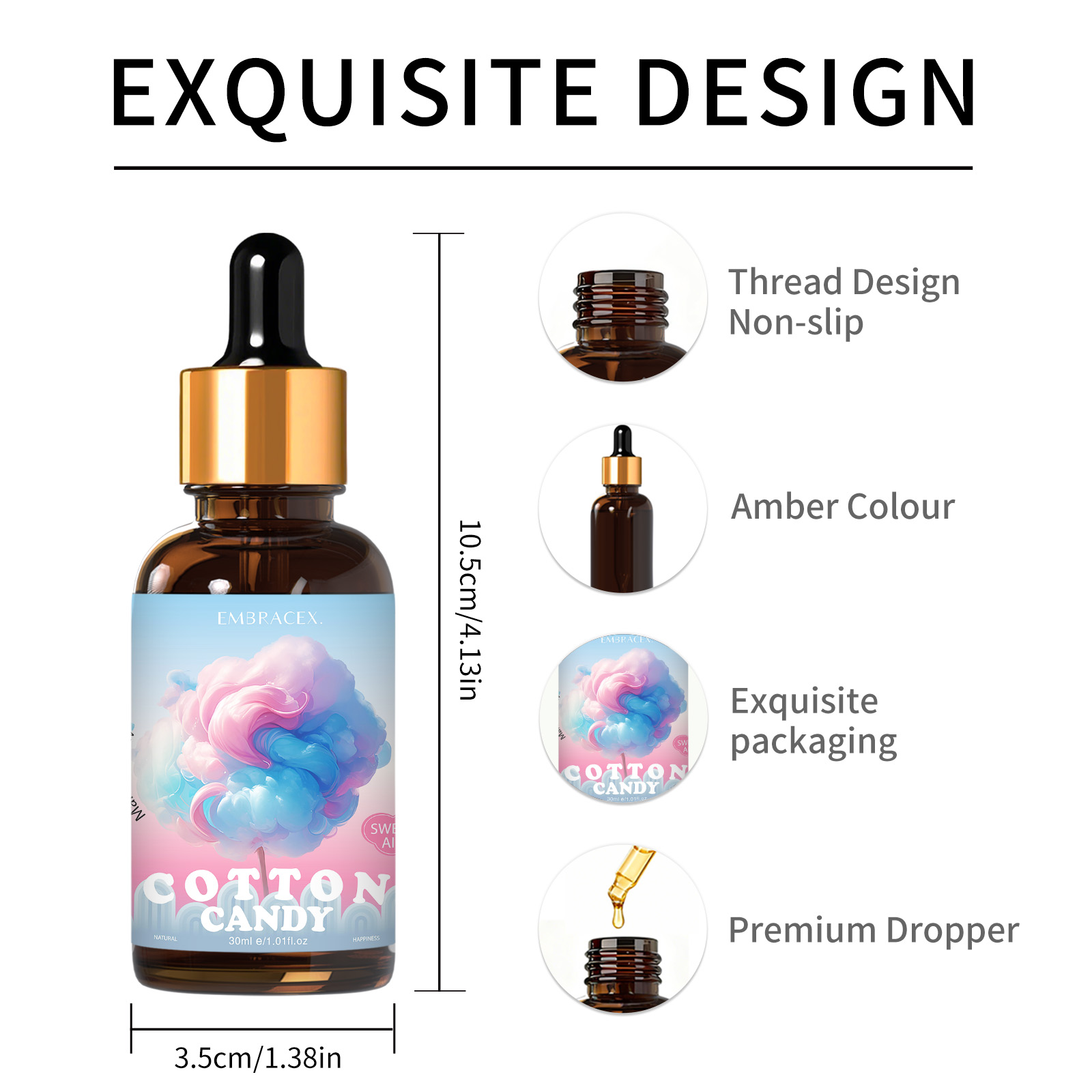 30ml Cotton Candy Essential Oi - огляд і ціна Candle Supplies Fragrance Oil