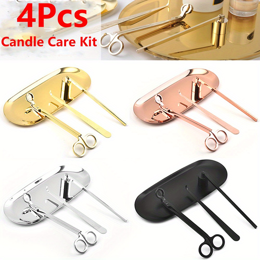 4pcs/set Luxury Candle Care Ki - огляд і ціна Candle Making Supplies Online