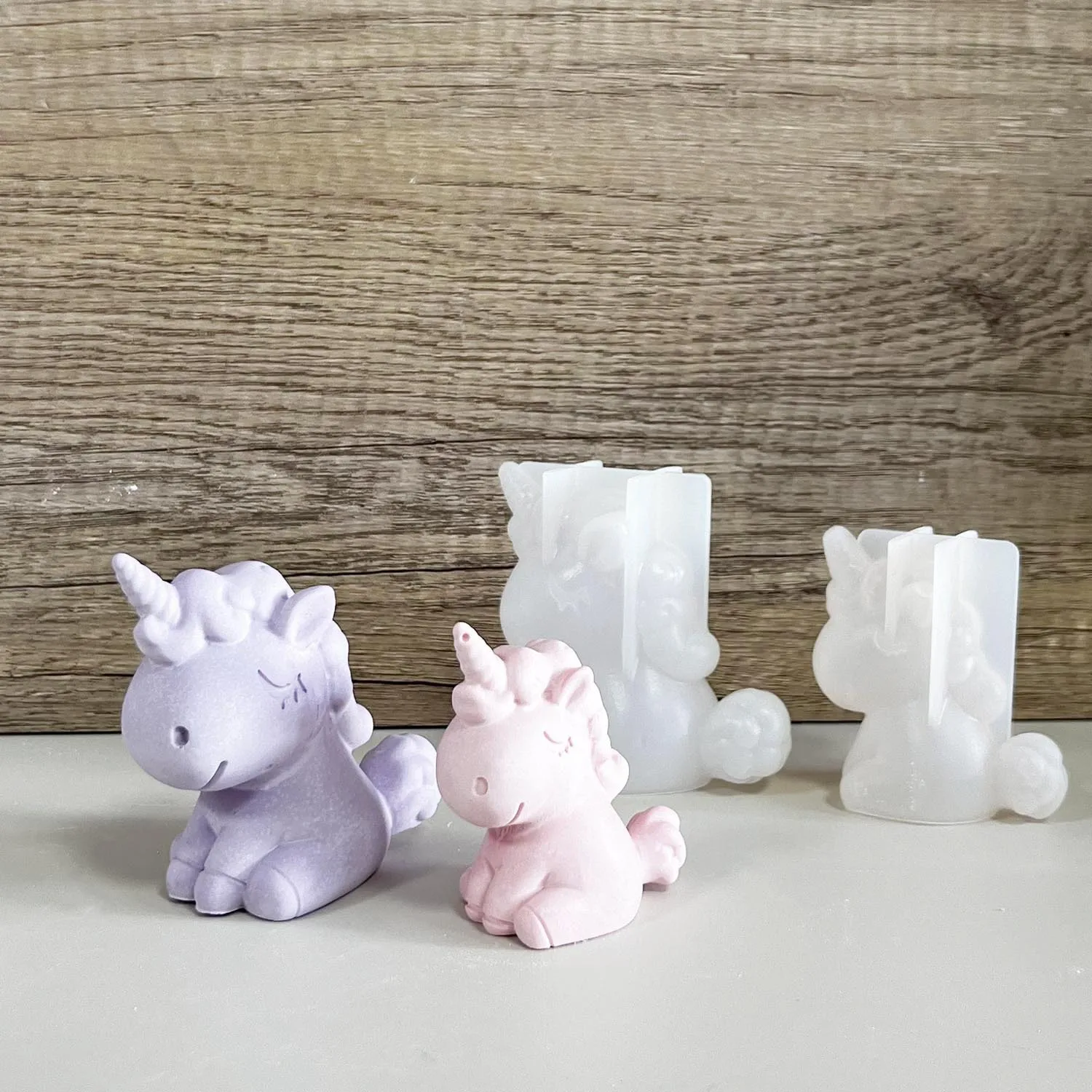 3D Geometric Silicone Unicorn  - огляд і ціна Candle Making Supplies Online