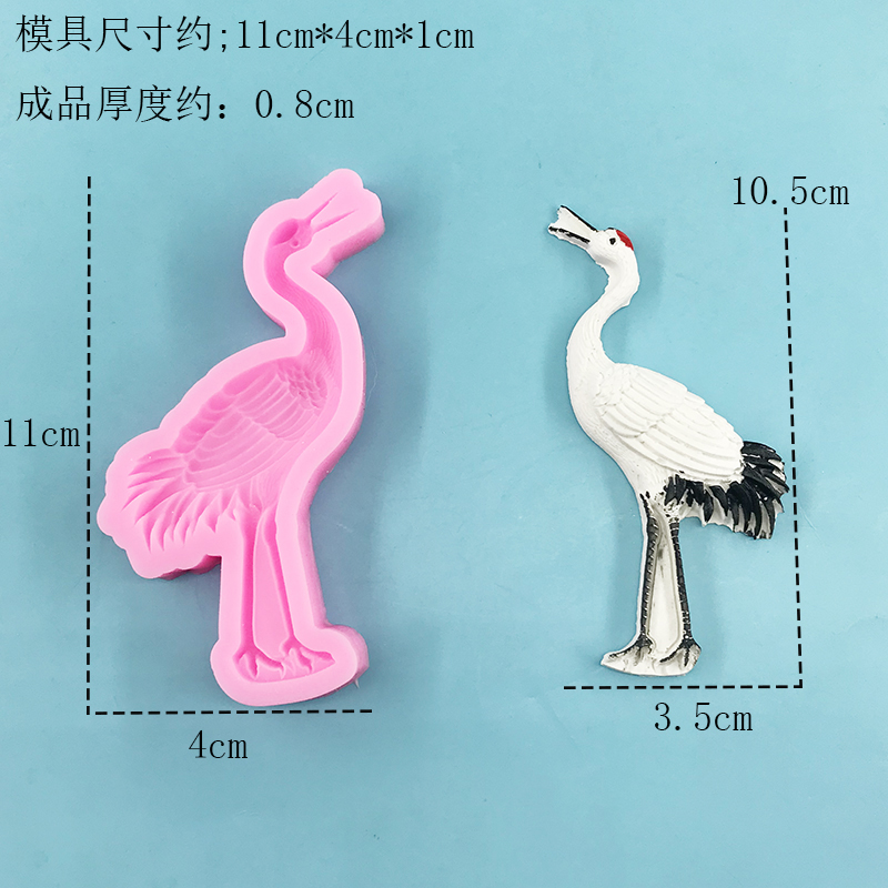 3D Crane shaped silicone mold  - огляд і ціна Candle Supplies Eu