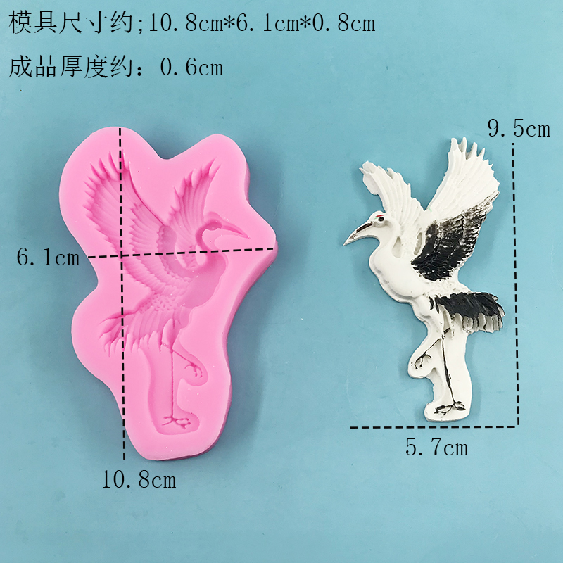 3D Crane shaped silicone mold  - огляд і ціна Candle Supplies Eu
