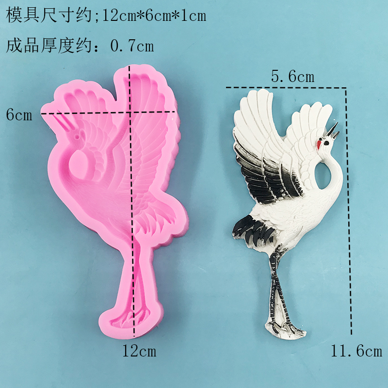 3D Crane shaped silicone mold  - огляд і ціна Candle Supplies Eu
