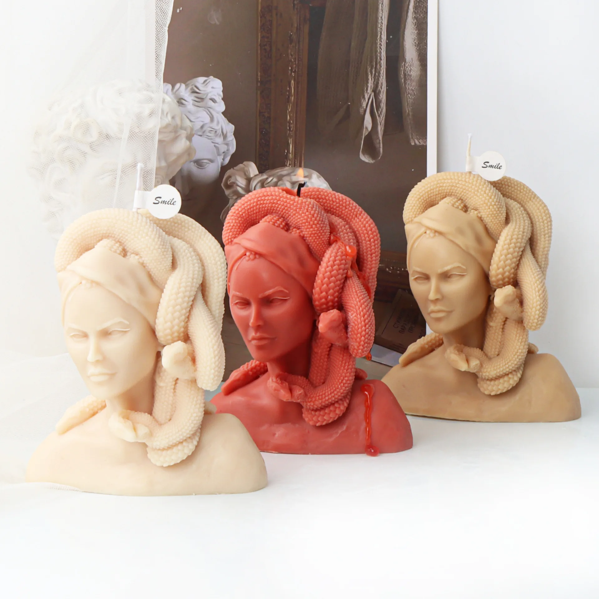 DIY Half body skull head queen - огляд і ціна Candle. Queen