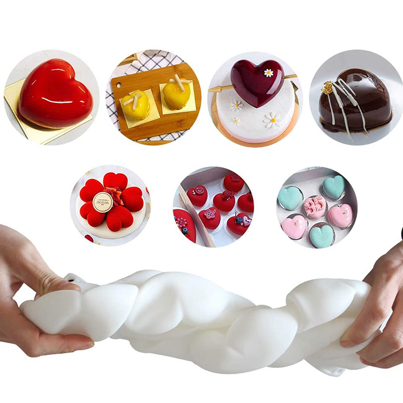 3D Mousse Cake Baking Mold Hea - огляд і ціна Candle Supplies Eu