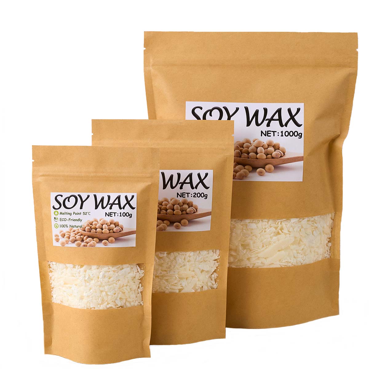1 Pounds Pure White Soy Wax Fo - огляд і ціна Candle Making Supplies Online