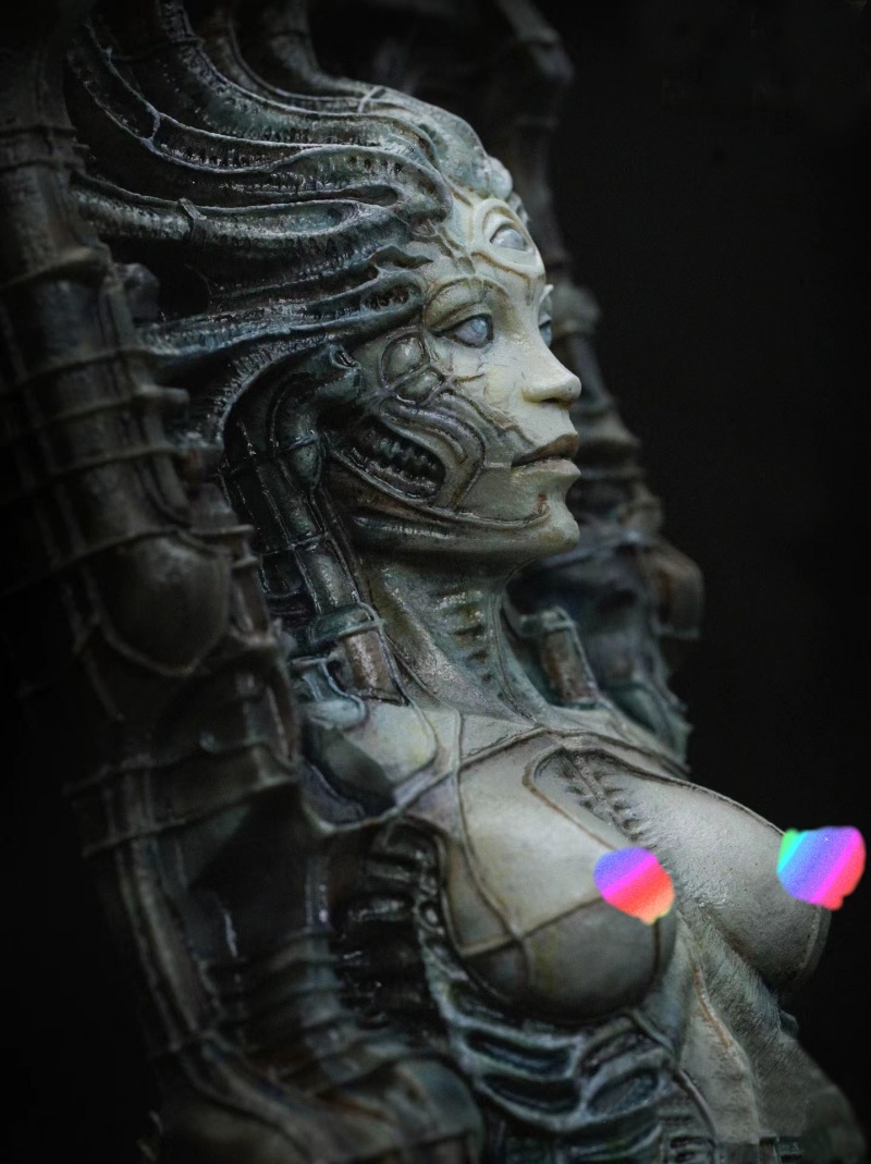 Silicone Mold Alien Queen DIY  - огляд і ціна Candle. Queen