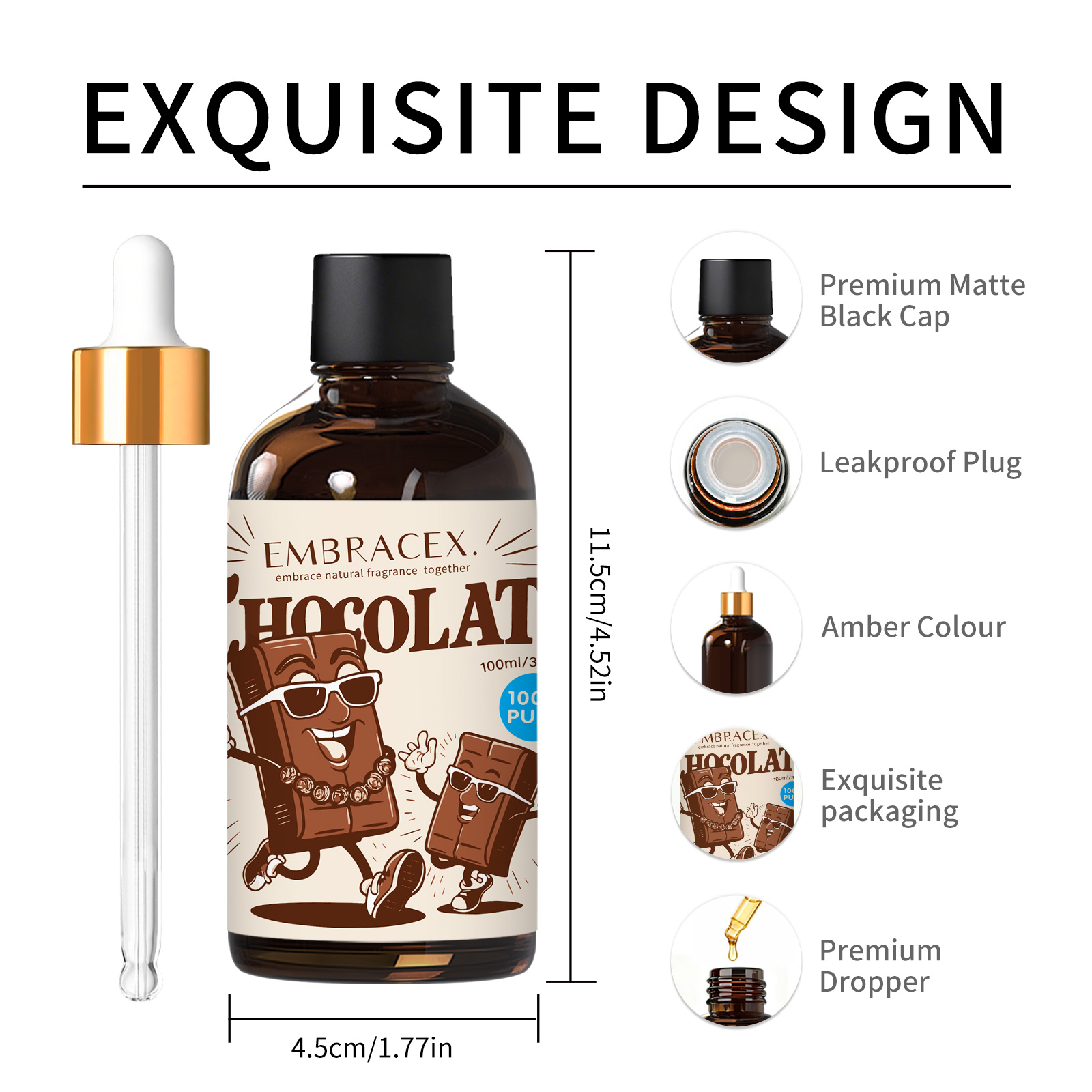 100ml Chocolate Essential Oil  - огляд і ціна Candle Supplies Fragrance Oil