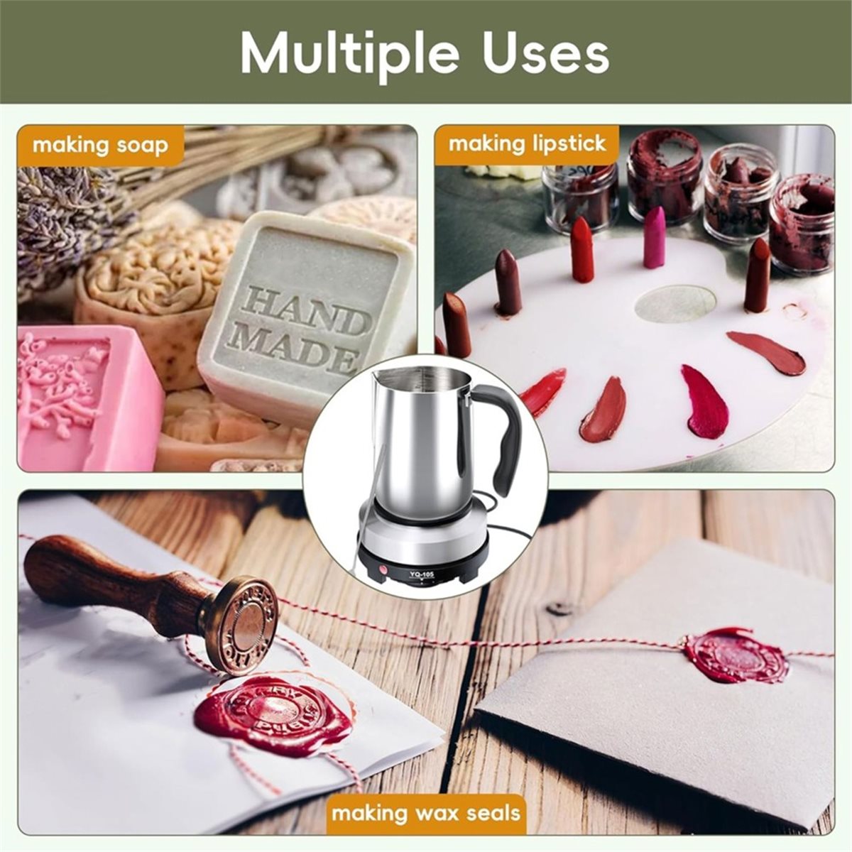 Candle Making Kit with Hot Pla - огляд і ціна Candle Supplies Eu