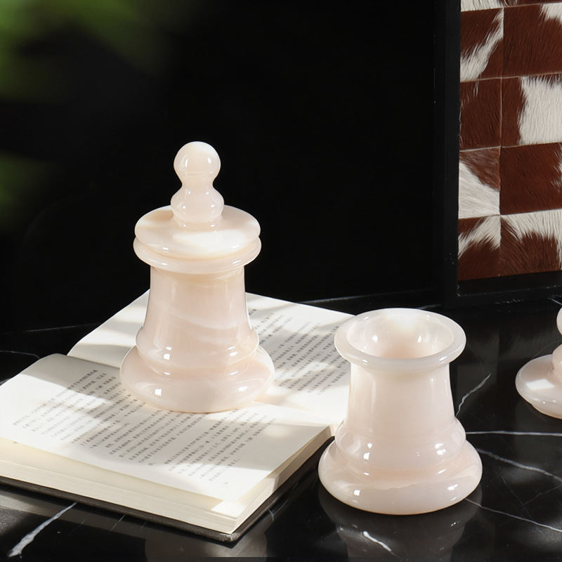 White Jade Onyx Empty Candle H - огляд і ціна Candle. Queen