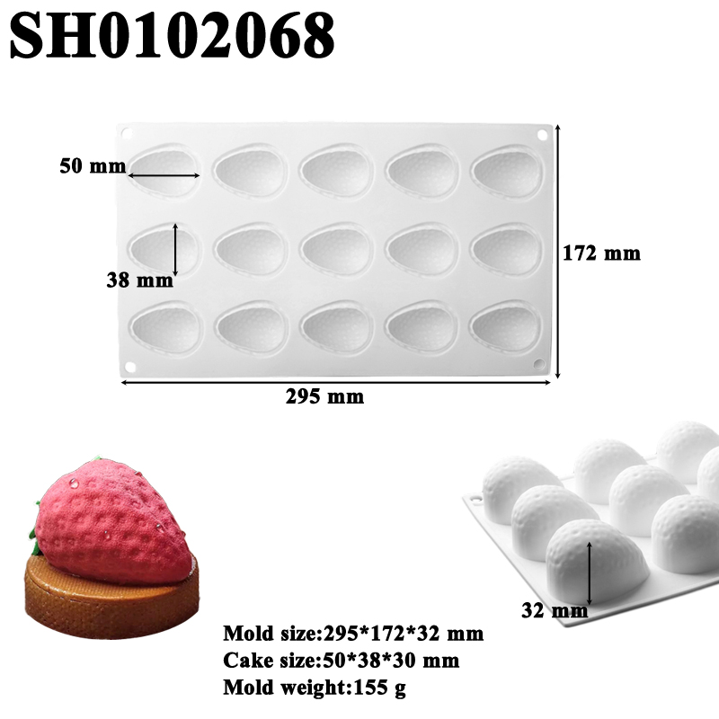 DIY Fruit Mousse Moulds Strawb - огляд і ціна Candle Supplies Eu