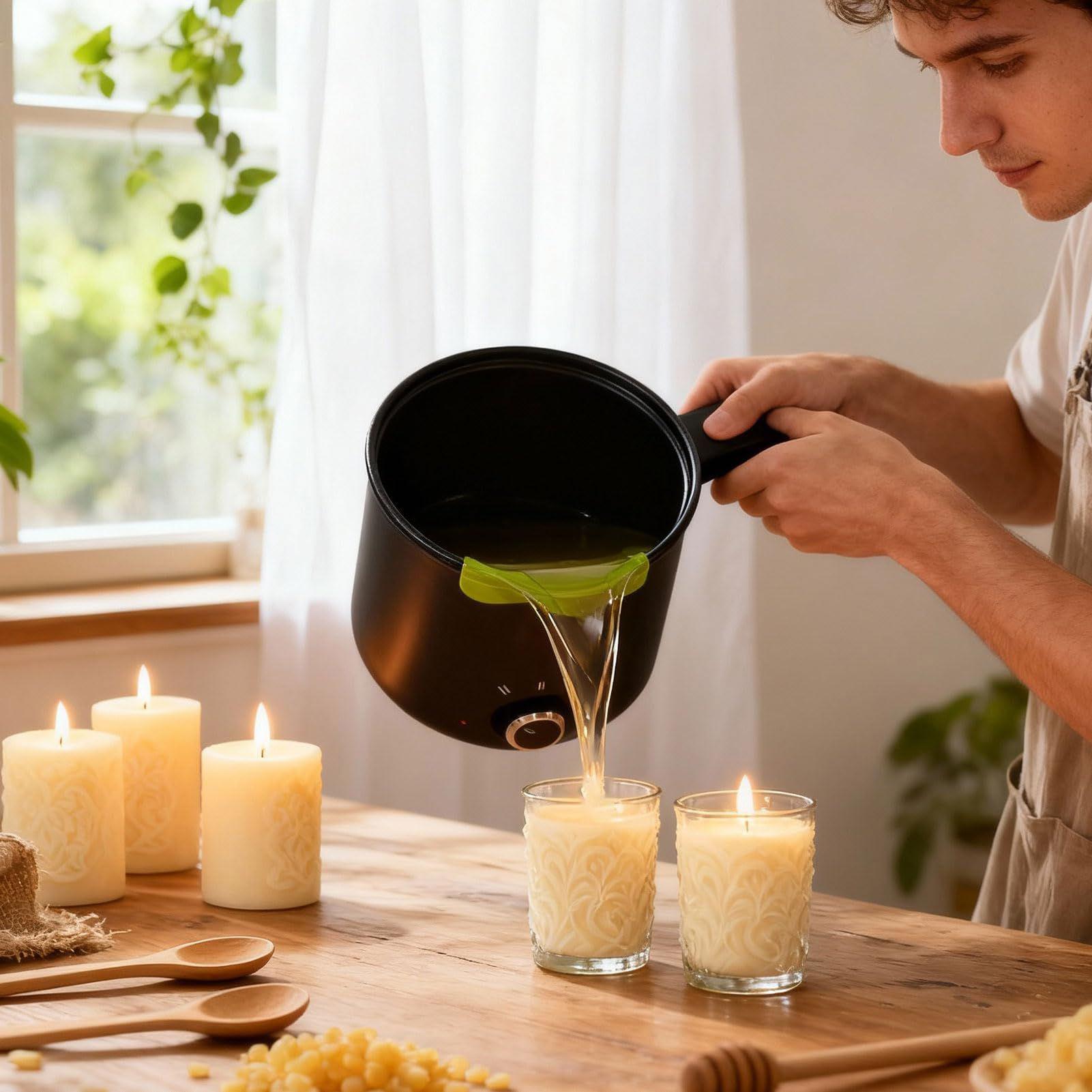 Candle Wax Melting Pot 1.5L La - огляд і ціна Candle Making Supplies Kit