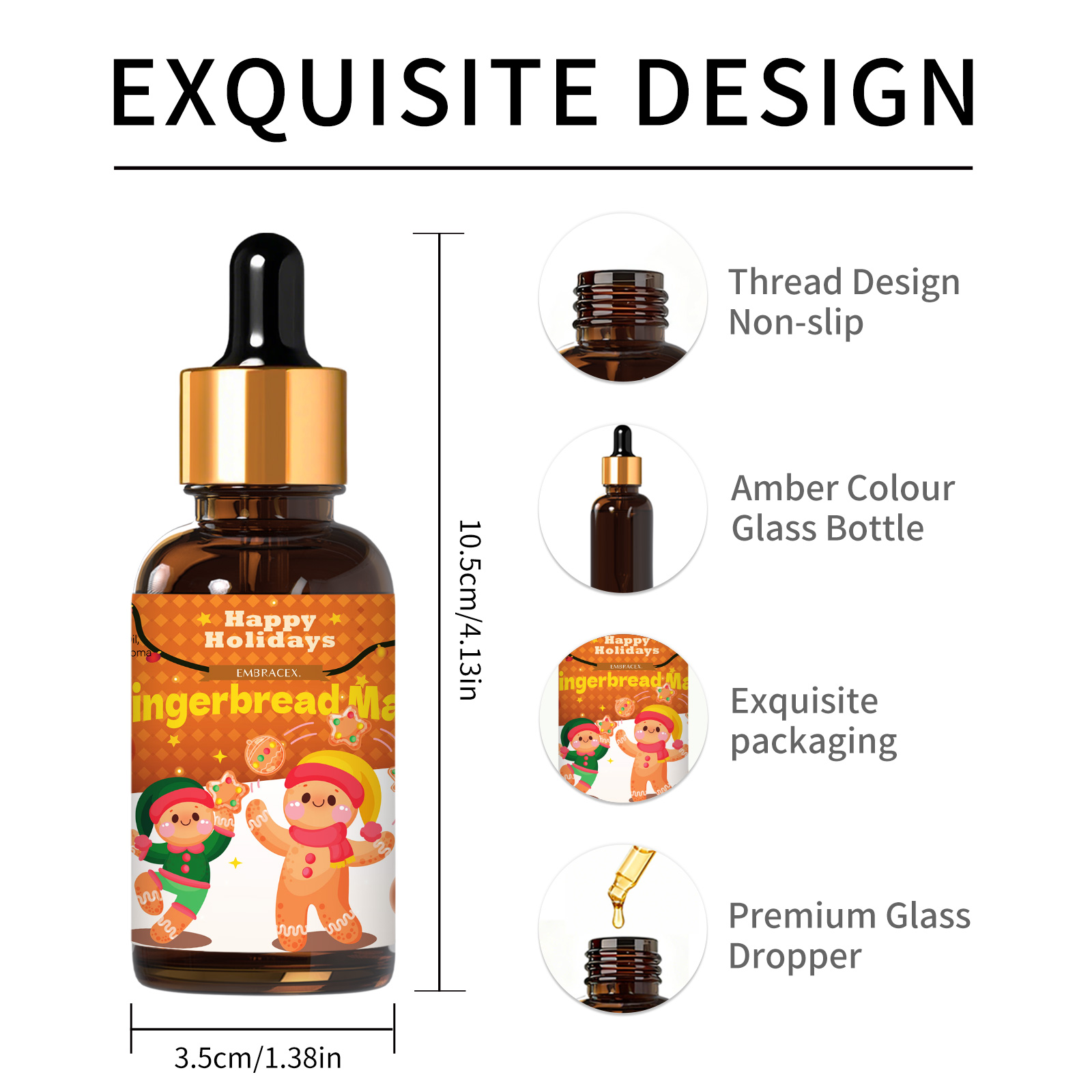30ml Gingerbread Man  Essentia - огляд і ціна Candle Supplies Fragrance Oil