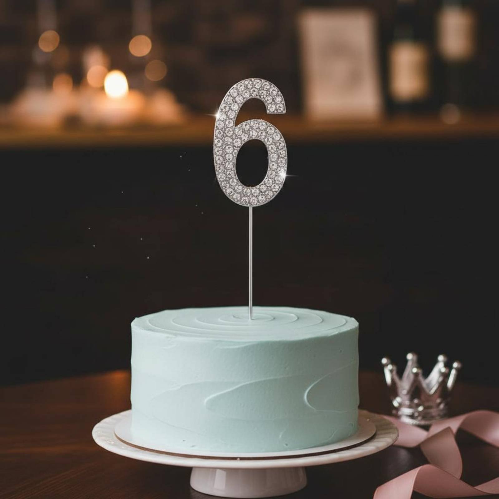 Crystal Crown Cake Topper Spar - огляд і ціна Candle. Queen