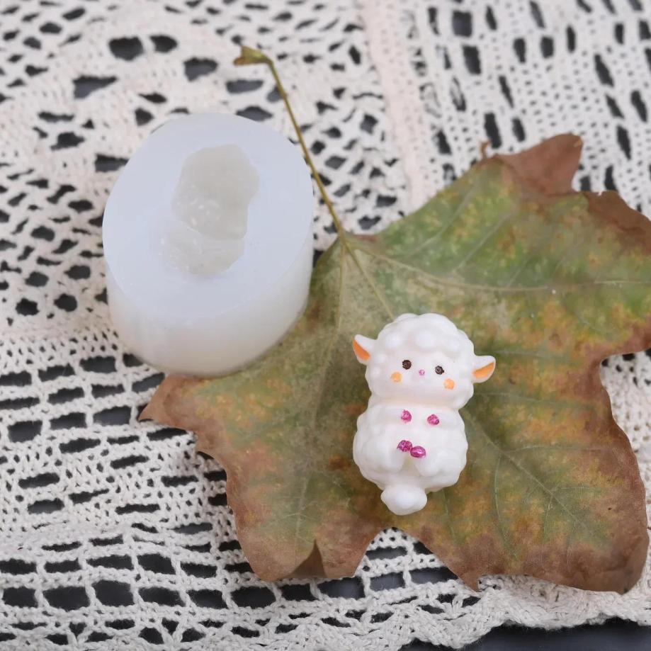 Creative Cartoon Sheep Silicon - огляд і ціна Candle Supplies Eu